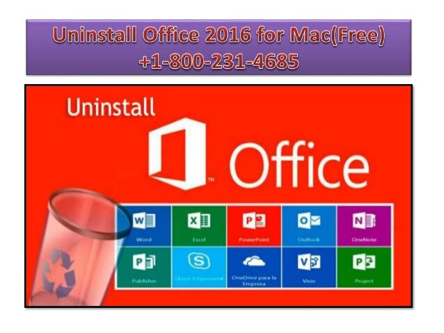 office 2016 for mac unistall
